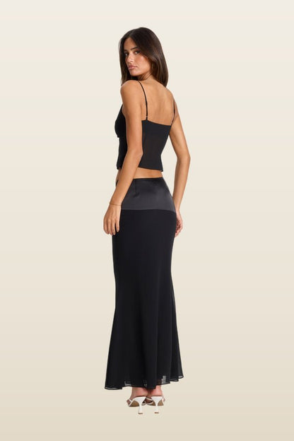 Florie Maxi Skirt — model back