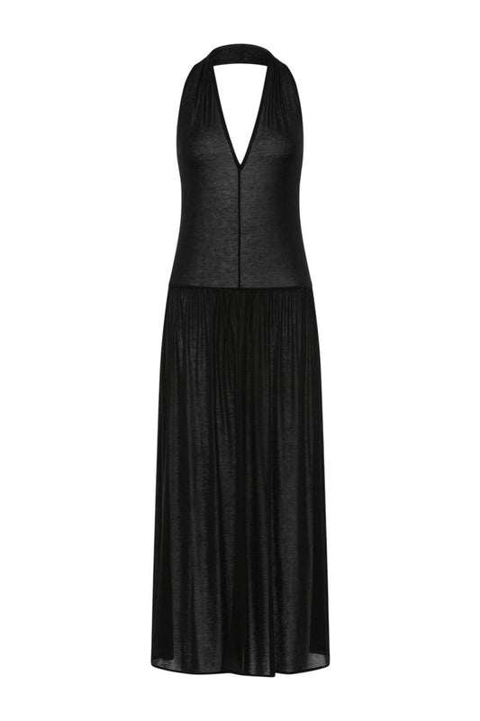 Fluid Jersey Halter Dress — packshot