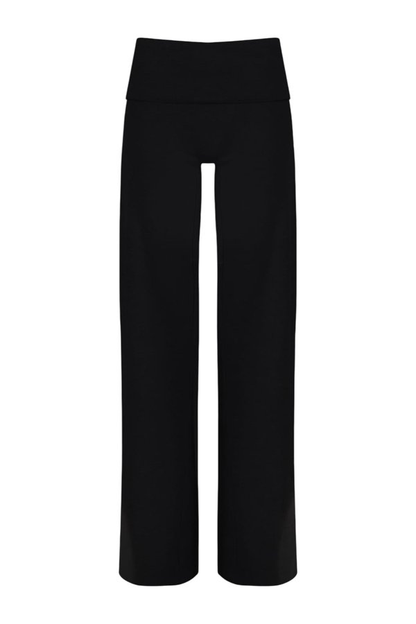 Foldover Jersey Straight Leg Pants — packshot