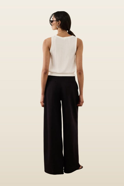 Fold-Over Waist Trouser — model back