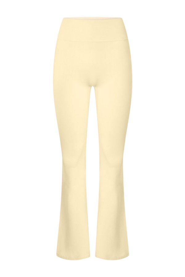 Form Invisible Scrunch Flare Fold Over Leggings | Butter — packshot