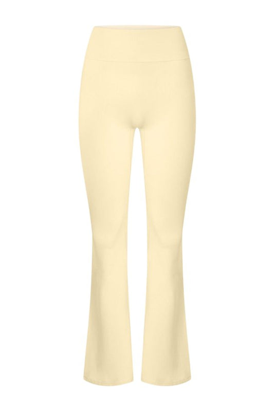 Form Invisible Scrunch Flare Fold Over Leggings | Butter — packshot