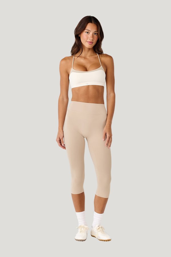 Form Invisible Scrunch Capri Leggings | Fawn — model front