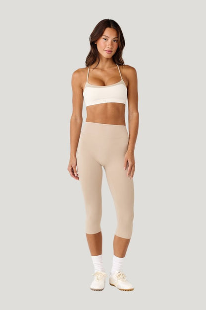 Form Invisible Scrunch Capri Leggings | Fawn — model front
