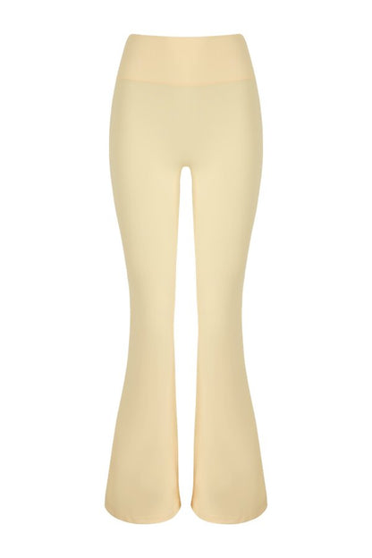 Form Invisible Scrunch Flare Leggings | Butter — packshot