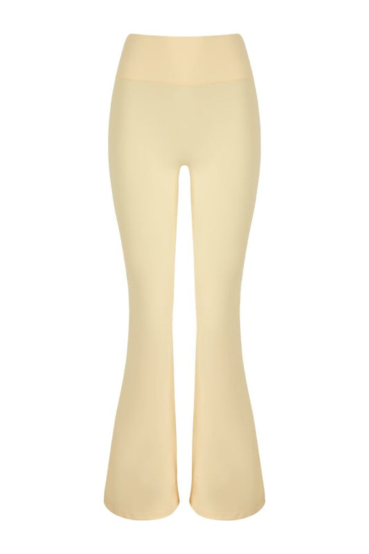 Form Invisible Scrunch Flare Leggings | Butter — packshot