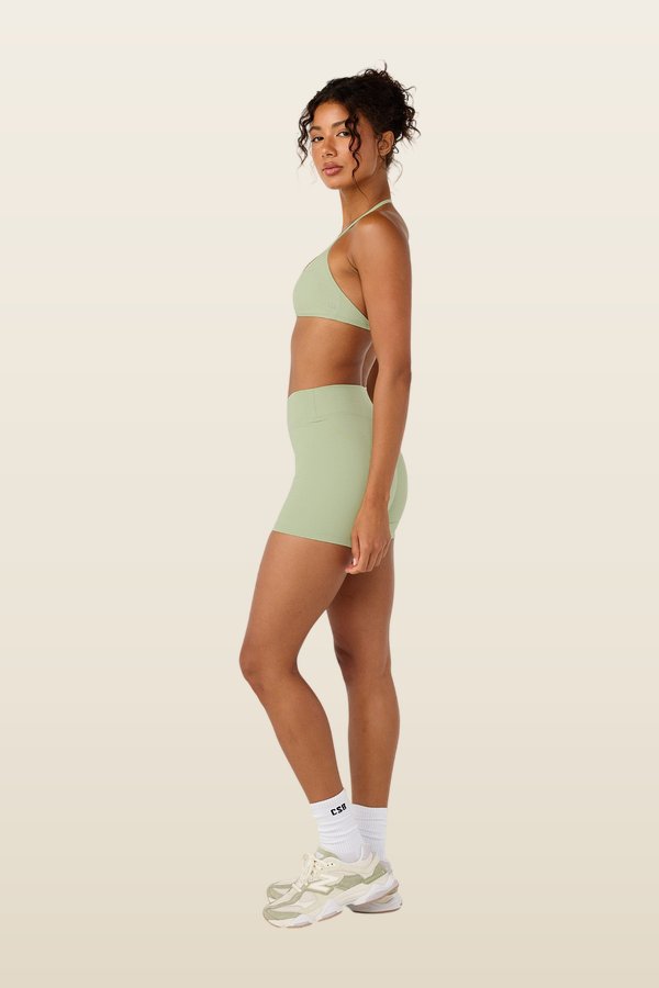 Form Invisible Scrunch Shorts | Soft Matcha — carry 4