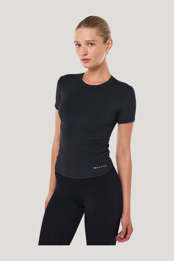 Foundation Short Sleeve Tee — model side