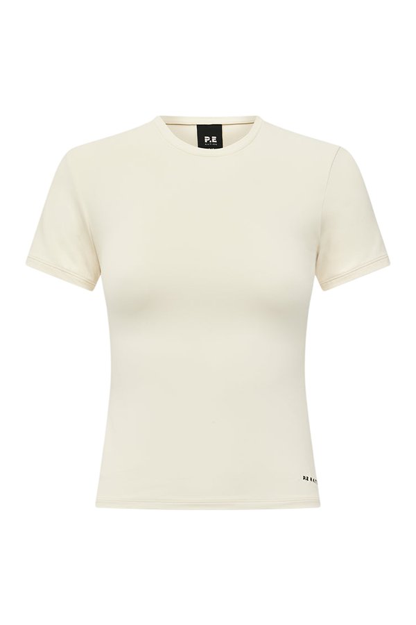 Foundation Short Sleeve Tee In Whisper — packshot