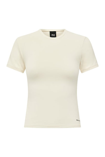 Foundation Short Sleeve Tee In Whisper — packshot