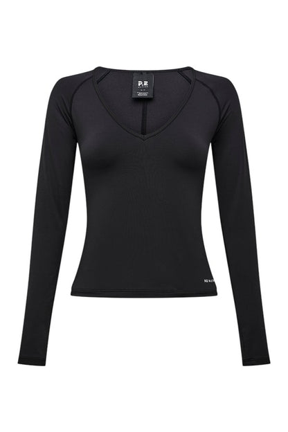 Foundation V Neck Long Sleeve Top — packshot