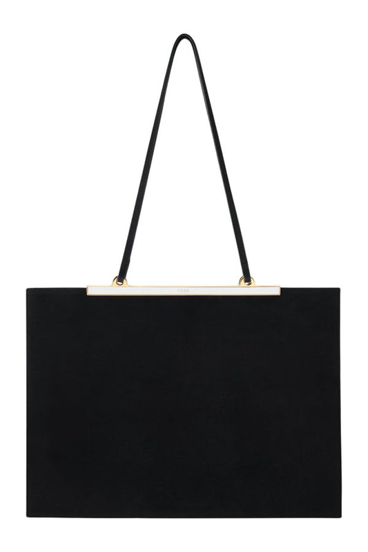 Gaia Bag Black Nubuck Leather — packshot