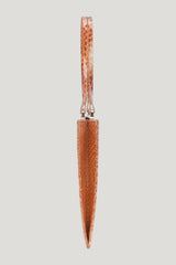 Gaia Mini Bag Tan Python Leather — carry 3