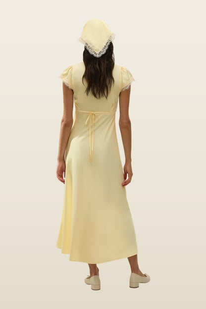 Gala Maxi Dress Lucia Lace — model back
