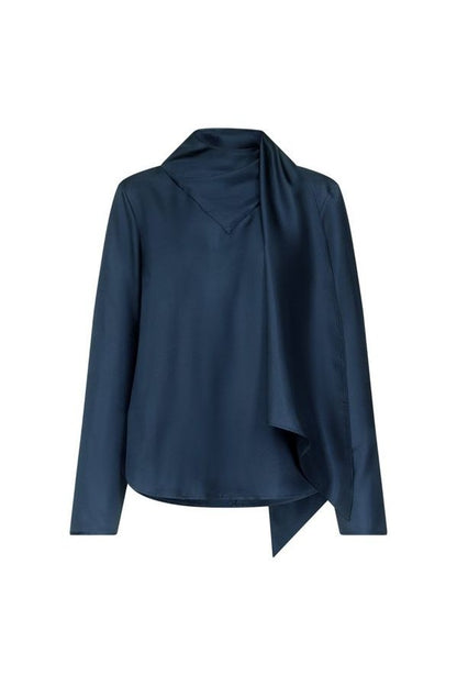 GALA Silk twill scarf top — packshot