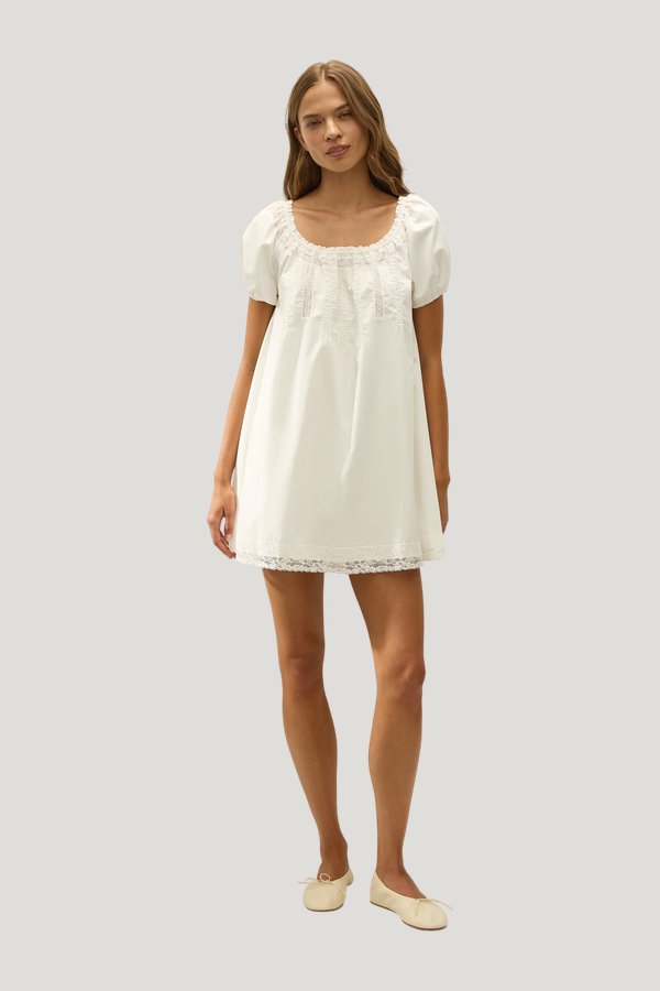 Galle Mini Dress Ixora Lace — carry 2