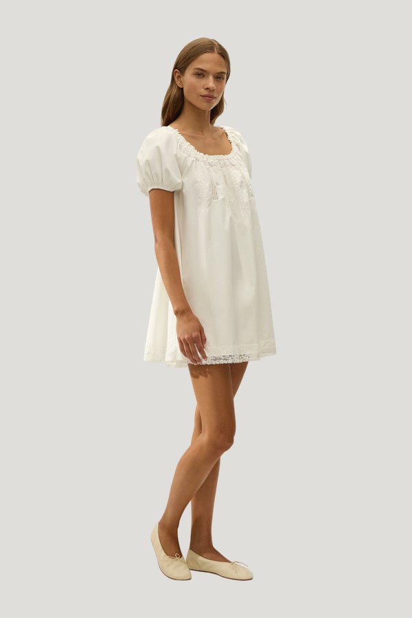 Galle Mini Dress Ixora Lace — carry 3