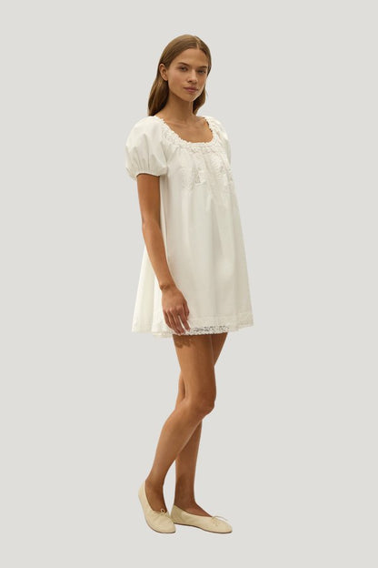 Galle Mini Dress Ixora Lace — carry 3