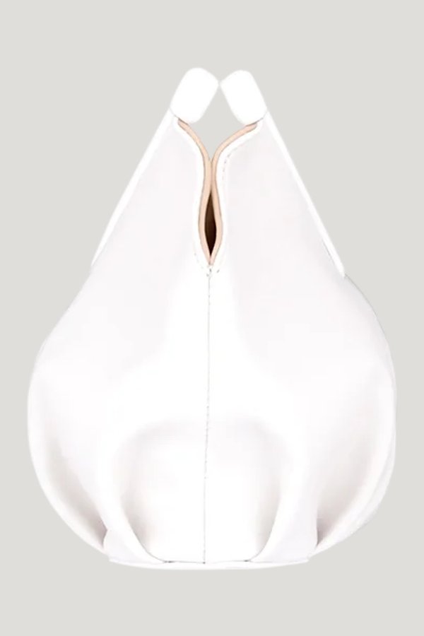 Micro Georgia In White Leather — model side