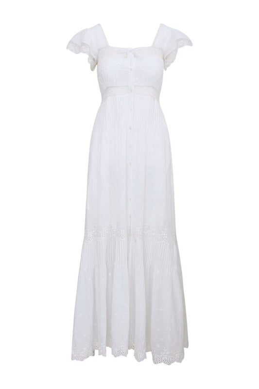Georgine Cotton Lace Maxi Dress — packshot