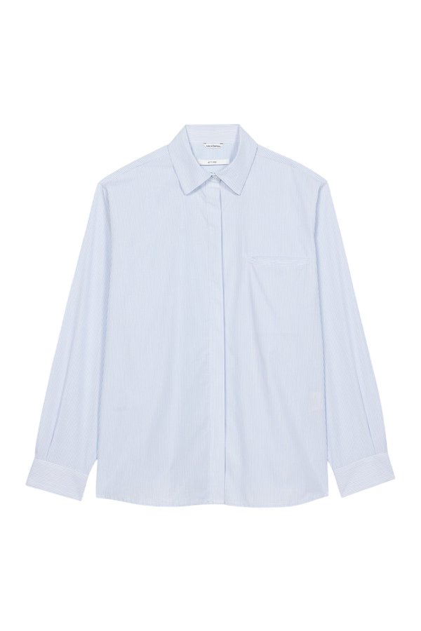 Gia Shirt Blue Stripes — packshot