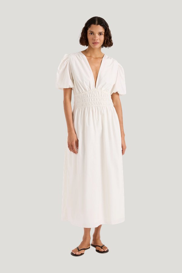 Grace Midi Dress — model front