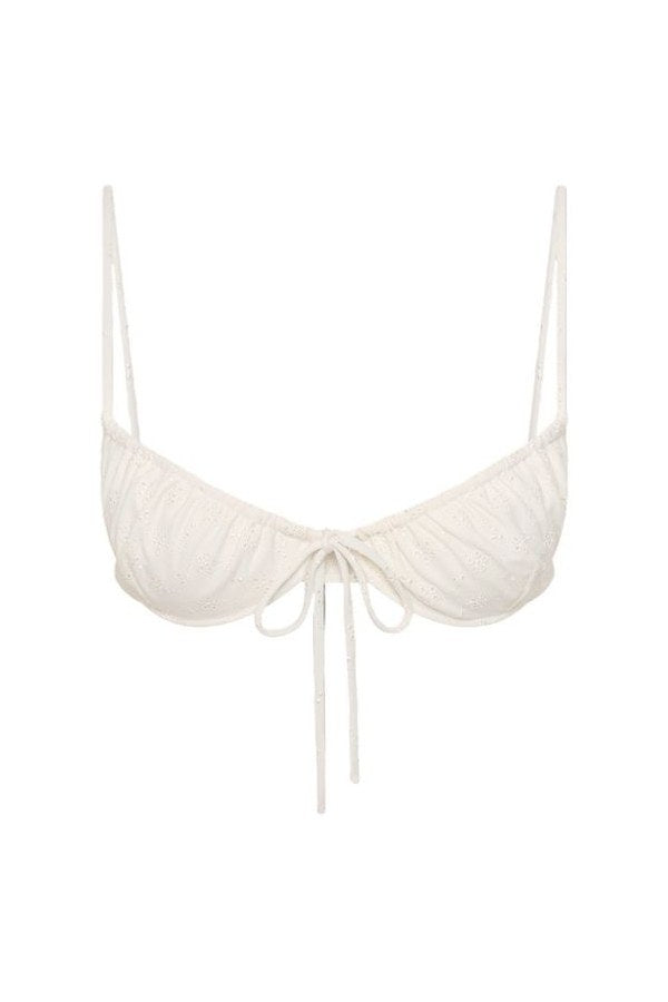 Halo Bikini Top Broderie Anglaise — packshot
