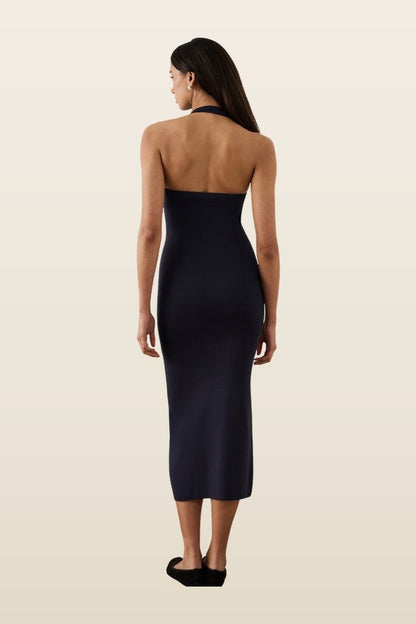 Halter Maxi Dress — model back