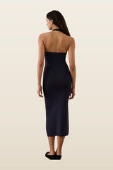 Halter Maxi Dress — model back