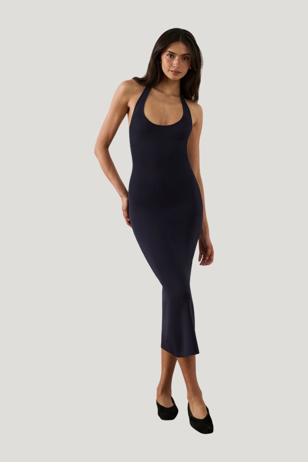 Halter Maxi Dress — model front