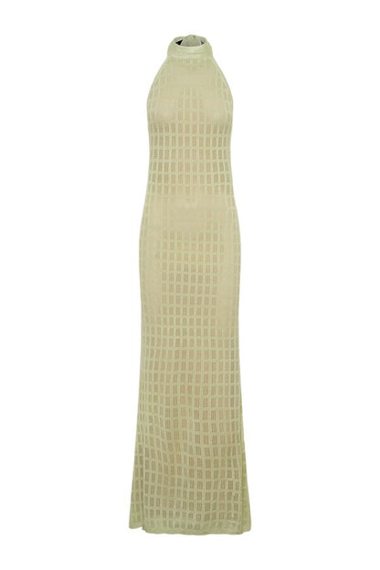 Hayley Halter Knit Maxi Dress — packshot