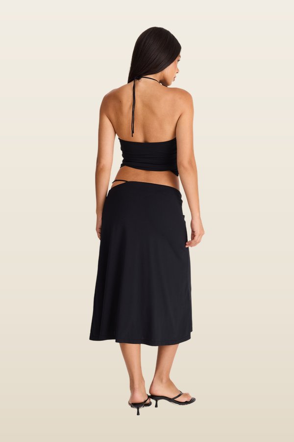 Hazel Midi Skirt — model back