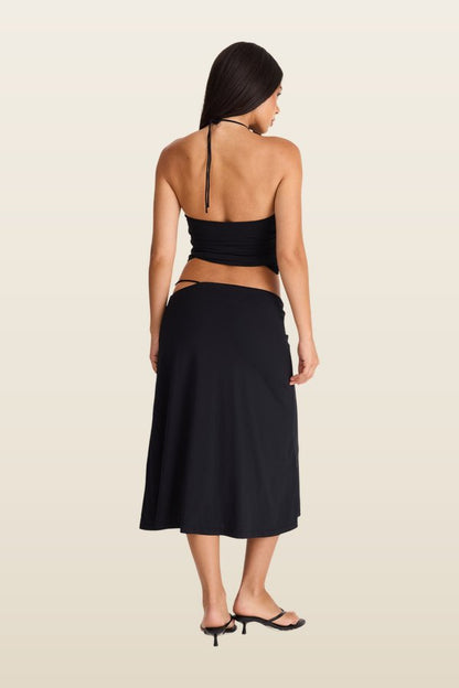 Hazel Midi Skirt — model back