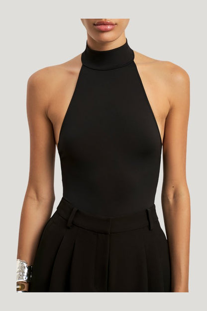 High Neck Halter Bodysuit — carry 3
