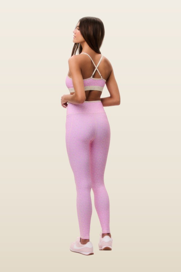 Highland Polaroid Rose Active Legging — model back