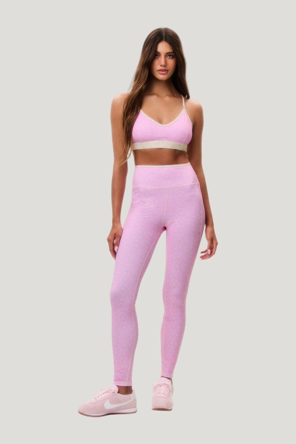 Highland Polaroid Rose Active Legging — model front