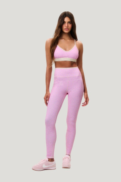 Highland Polaroid Rose Active Legging — model front