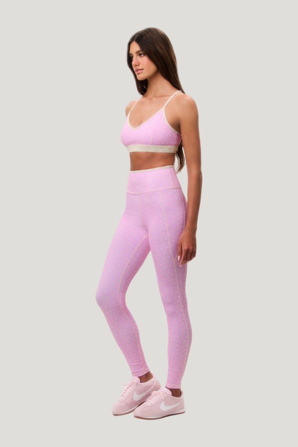 Highland Polaroid Rose Active Legging — model side
