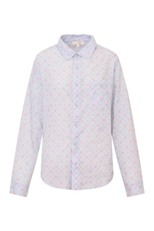 Hudley Floral Cotton Unisex Shirt — packshot