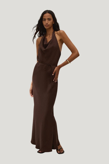 Izaro Maxi Dress — model side