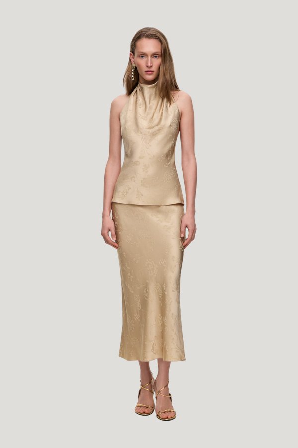 Jacquard Champaca skirt — carry 2