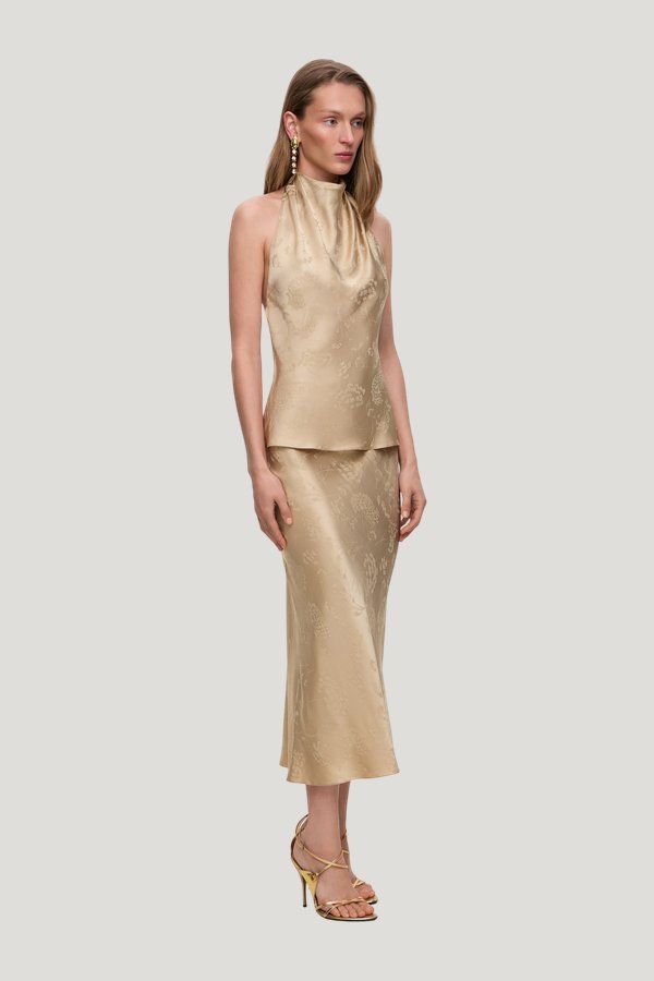 Jacquard Champaca skirt — carry 3