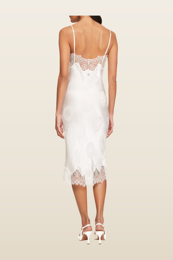 Jacquard Cymatics Dress — model back
