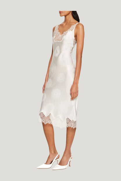 Jacquard Cymatics Dress — model side
