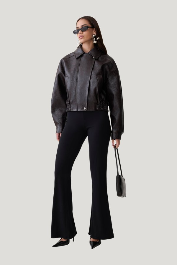 Jemma Flare Leg Pants — model side