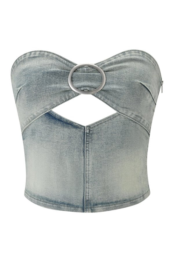 Jenn Denim Boob Tube — packshot