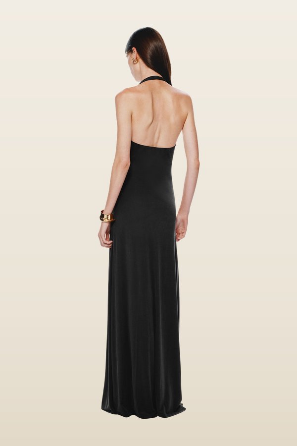 The Jennifer Cupro Dress — model back