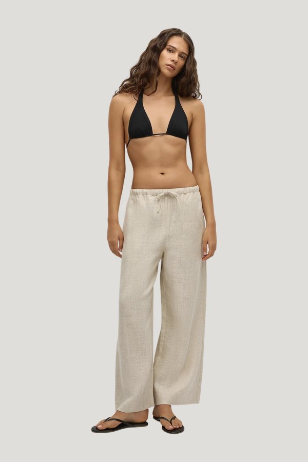 Jones Pant Natural — model front