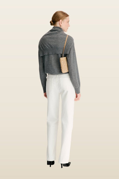 JUDE LDS Straight leg jeans — model back