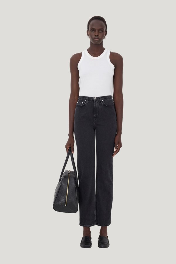 JUDE LDS Straight leg jeans — model front
